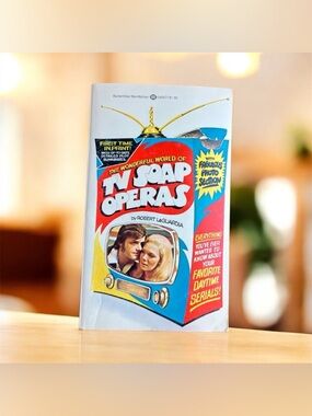 Vintage The Wonderful World of TV Soap Operas Paperback Book Young Restless